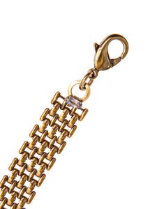 Bracciale catena dorata con gioiello